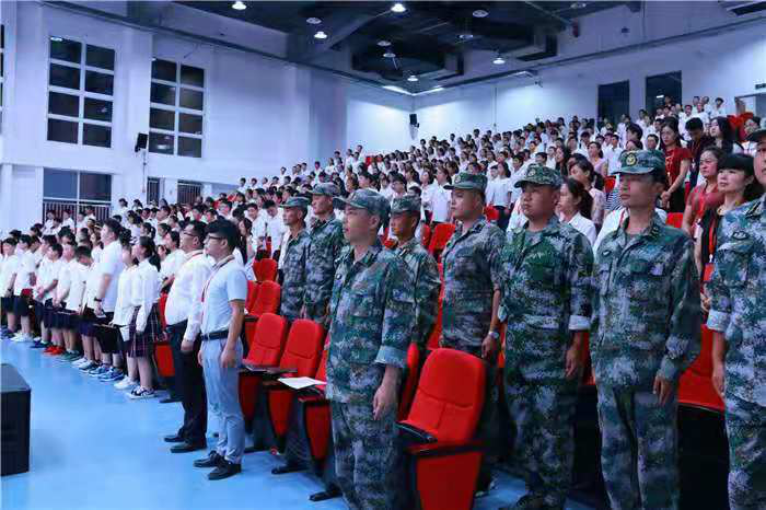 軍訓(xùn)動員大會 ——培文助力初一學(xué)子打好開學(xué)第一槍